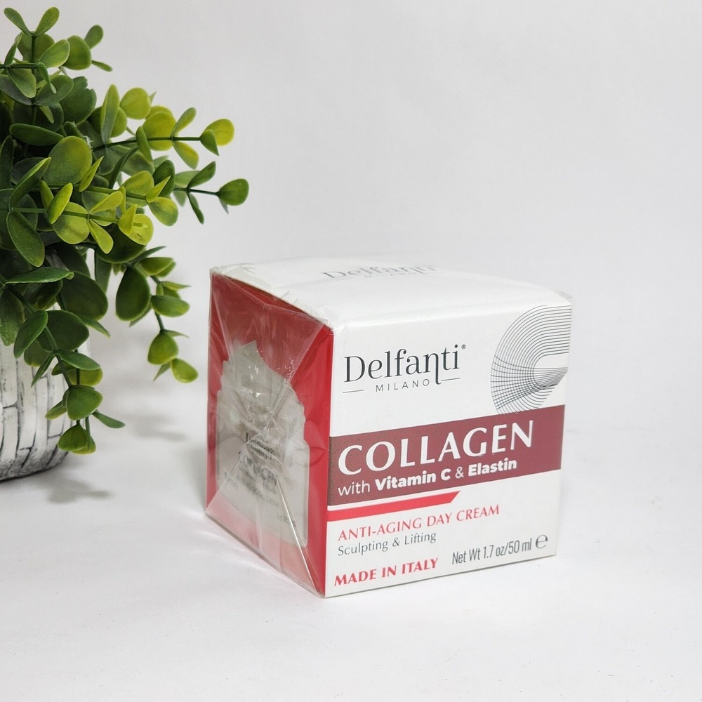 Delfanti Milano Collagen with Vitamin C & Elastin Anti-Aging Day Cream 1.7 oz